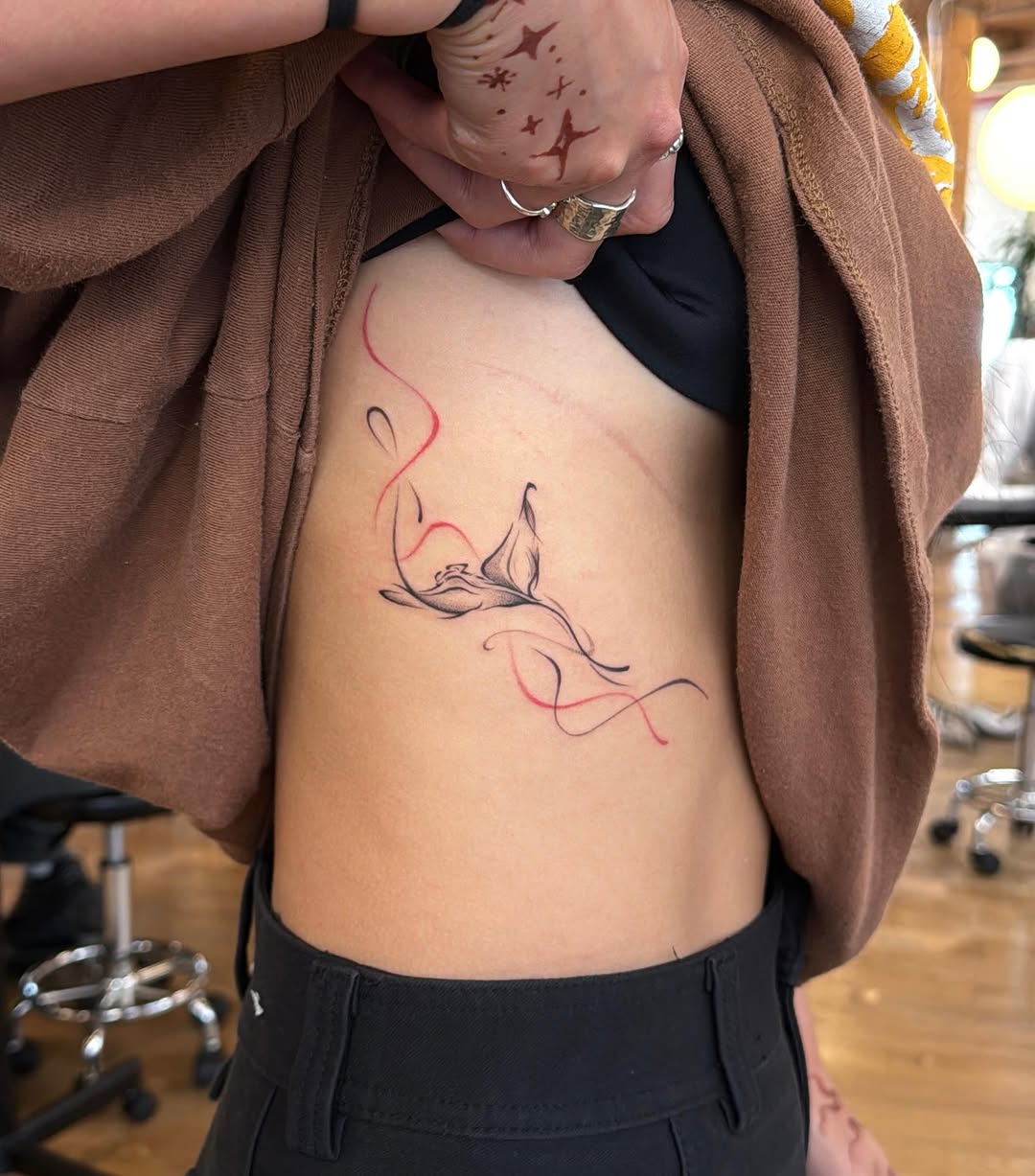 Tattoo by @ethan_nyctattoo β fine_line, minimalist
