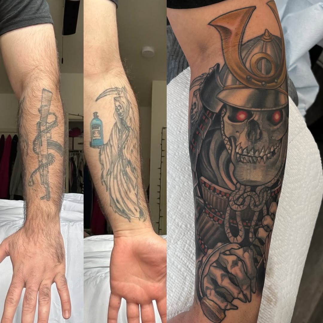 Tattoo by @wildroottattoo — black_and_grey, realism