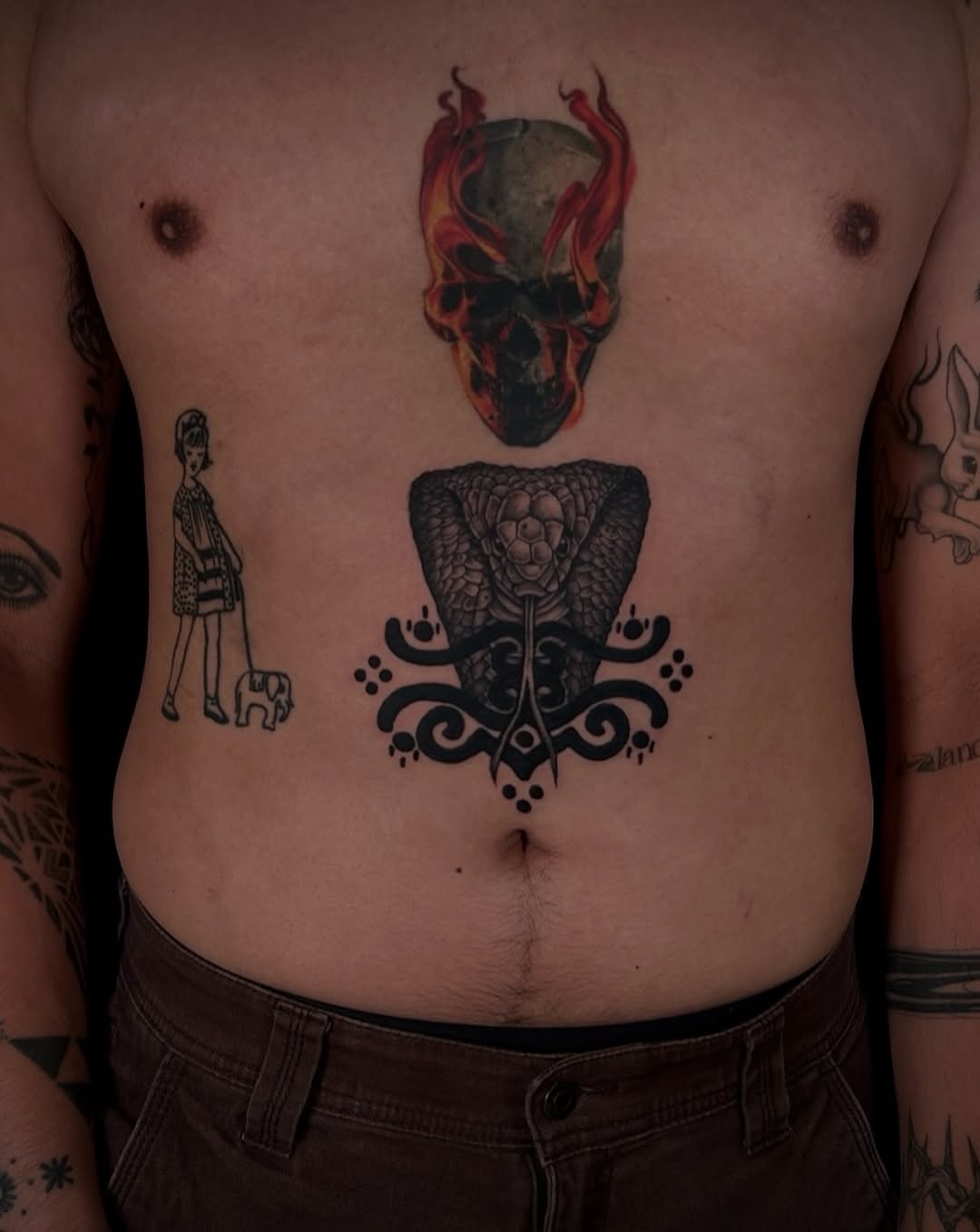 Tattoo by @tatmccoy — blackwork, illustrative