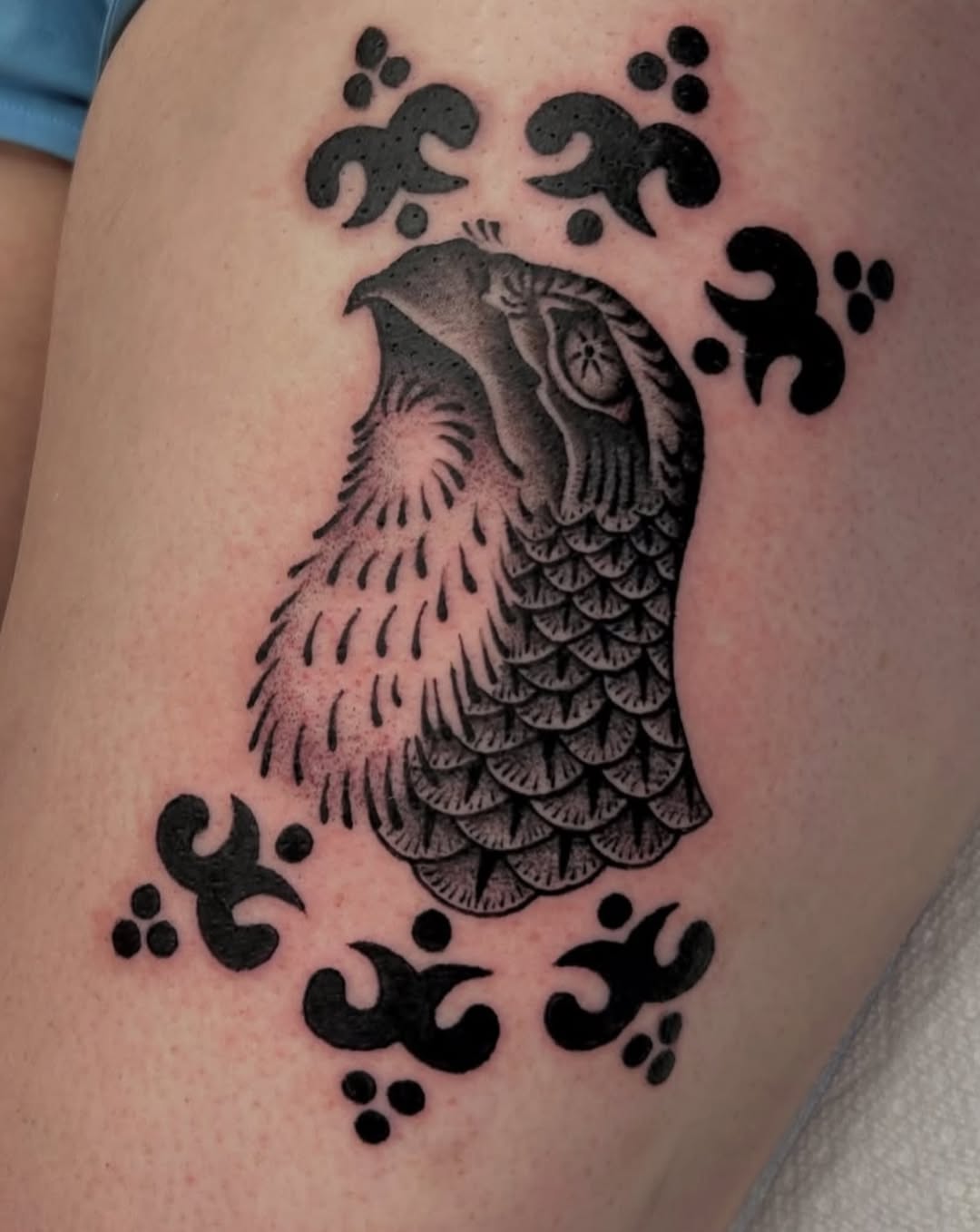 Tattoo by @tatmccoy — blackwork, illustrative
