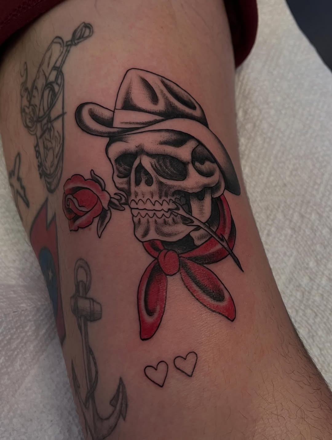 Tattoo by @adamhabecker — american_traditional, black_and_grey