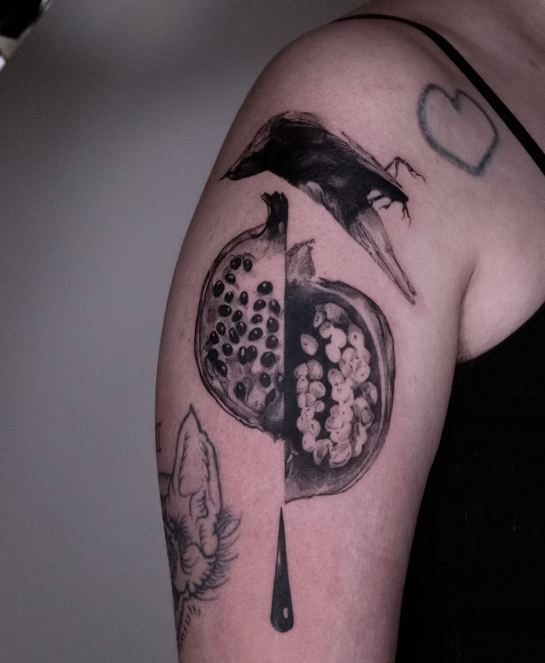 Tattoo by @themanedias — black_and_grey