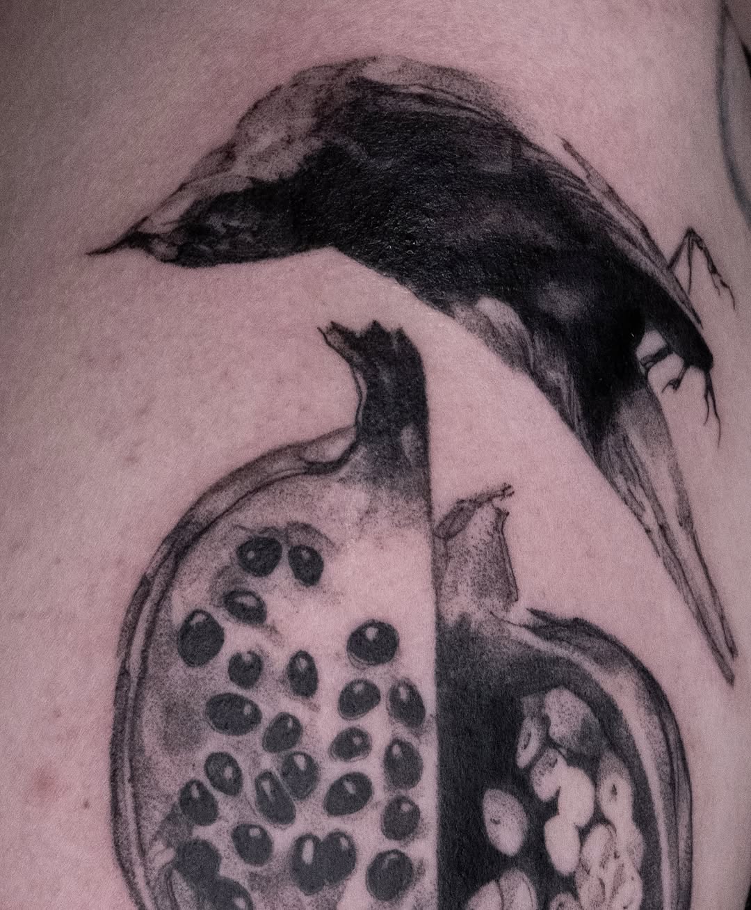Tattoo by @themanedias — black_and_grey