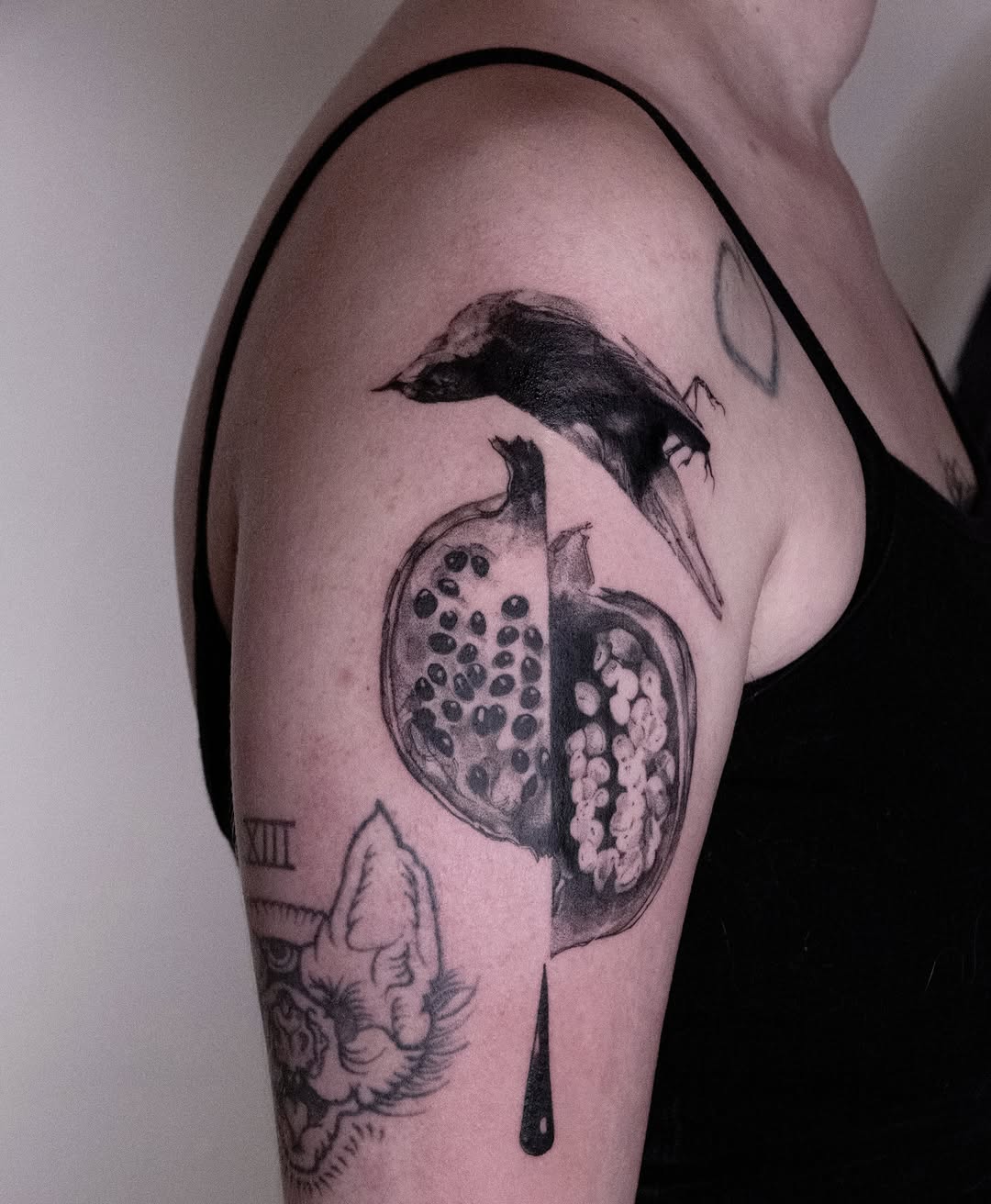Tattoo by @themanedias — black_and_grey