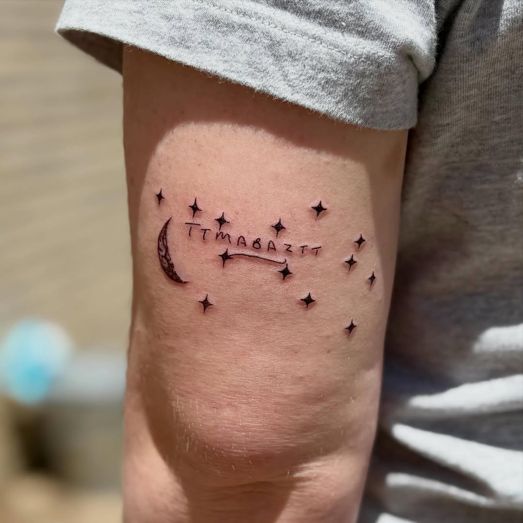 Tattoo by @inkbyb โ fine_line, lettering_script