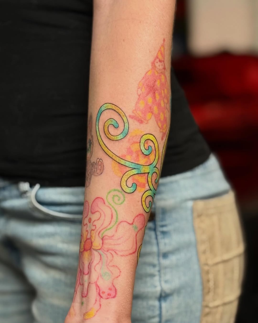 Tattoo by @scottmakesart — illustrative, watercolor