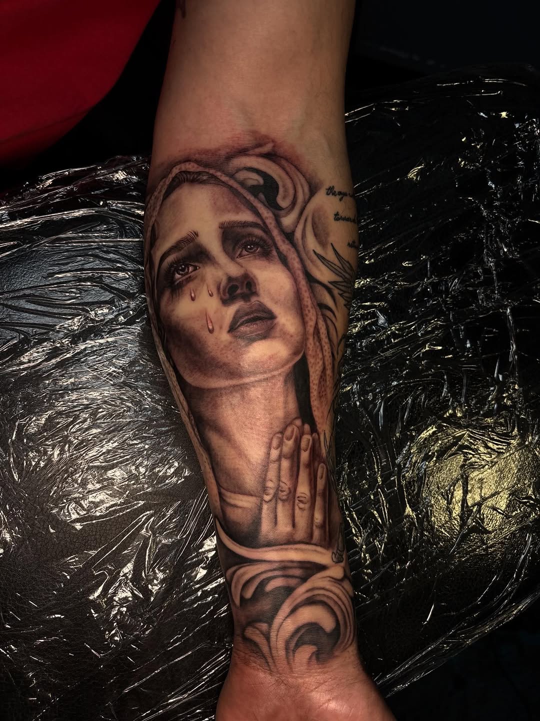 Tattoo by @darsey.waters.art โ realism, black_and_grey