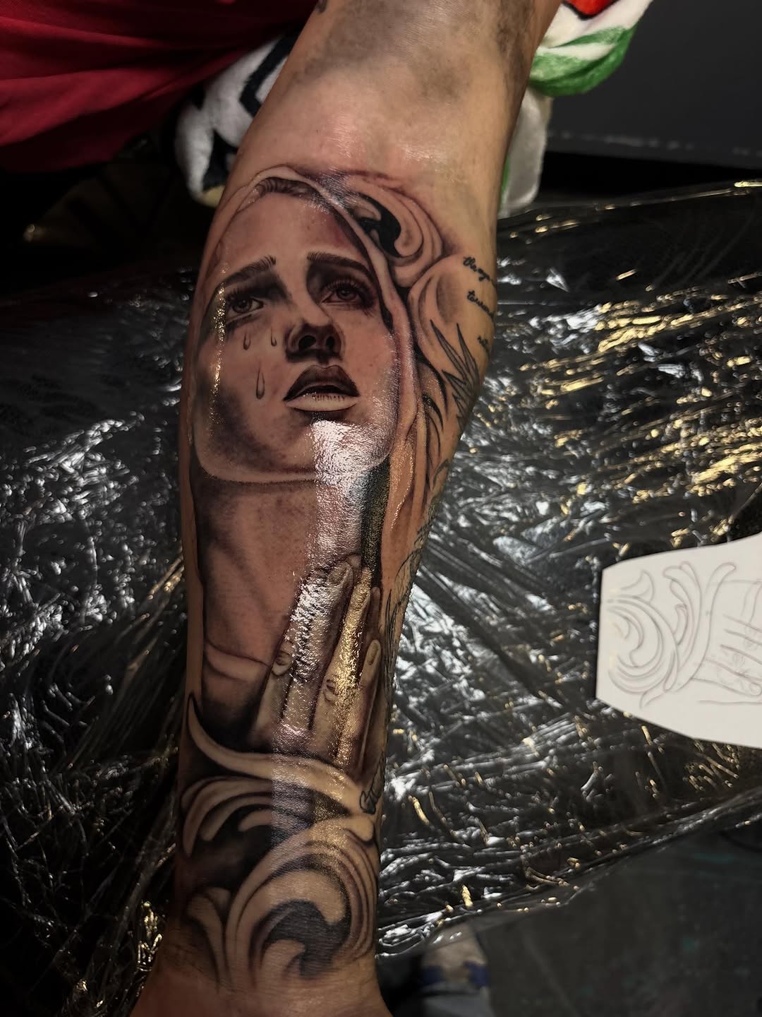Tattoo by @darsey.waters.art โ realism, black_and_grey