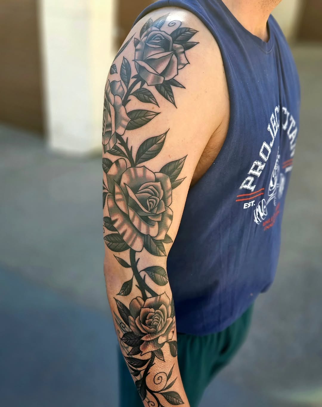 Tattoo by @mikegrasketattooart — black_and_grey, realism