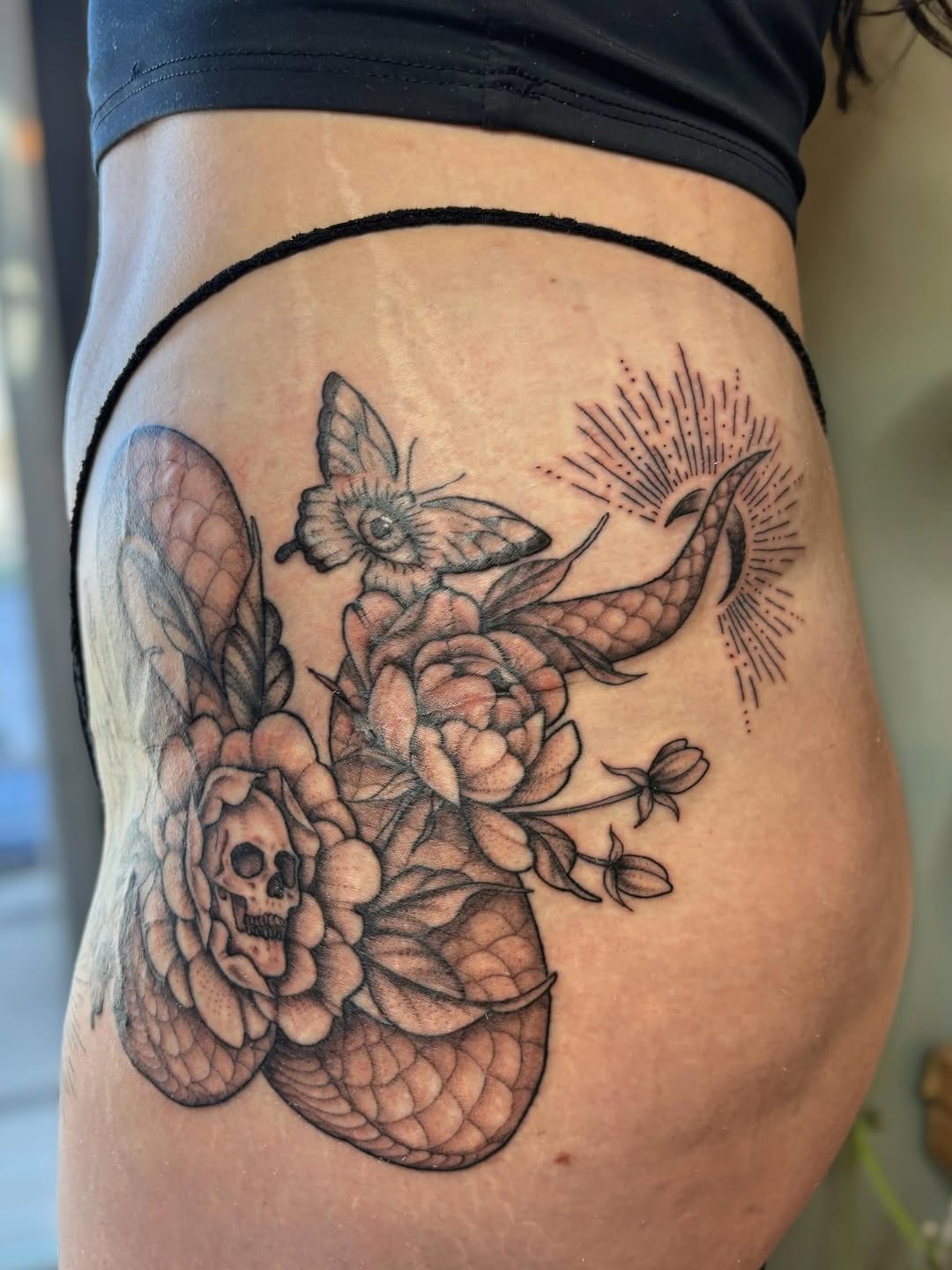Tattoo by @tats_by_bcatt — black_and_grey, illustrative