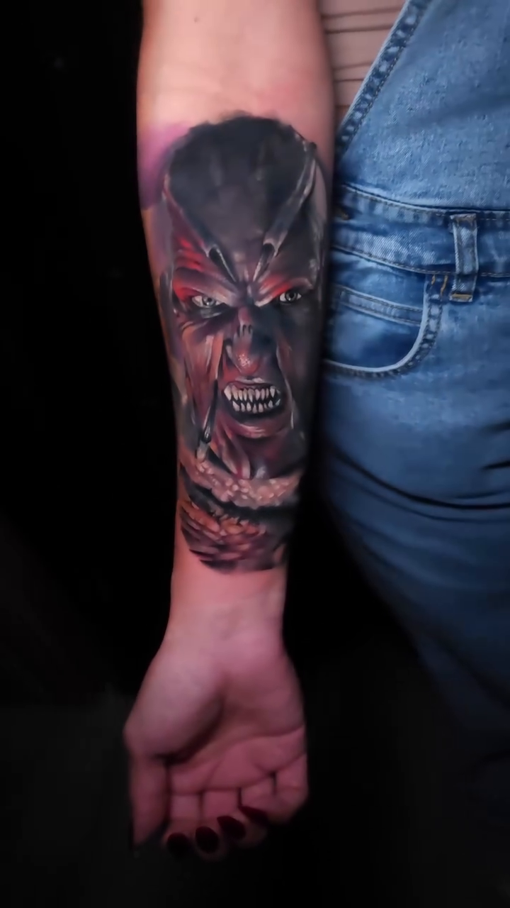 Tattoo by @tinyhandband — realism, dark_realism