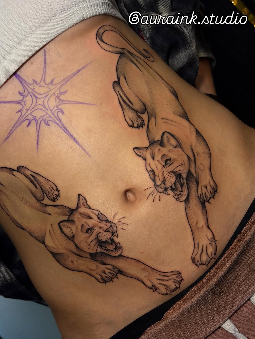 Tattoo by @auraink.studio — realism, black_and_grey