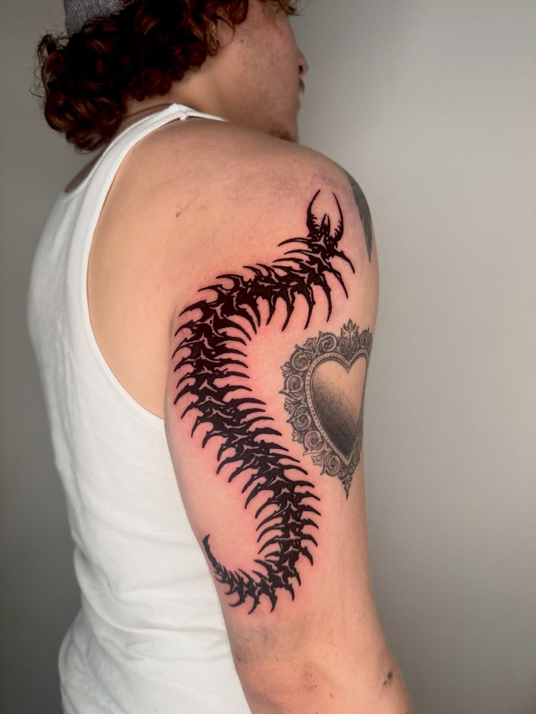 Tattoo by @newdullz_tattoo β blackwork, illustrative