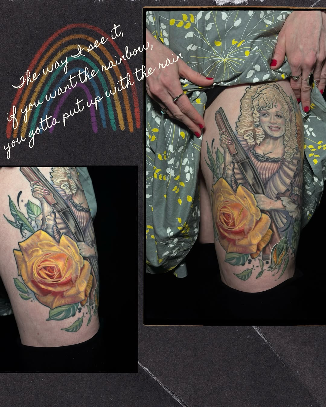 Tattoo by @megwaitattoos โ realism, black_and_grey