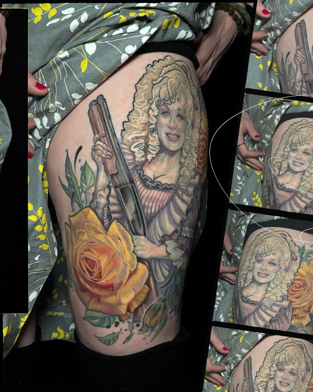 Tattoo by @megwaitattoos โ realism, black_and_grey