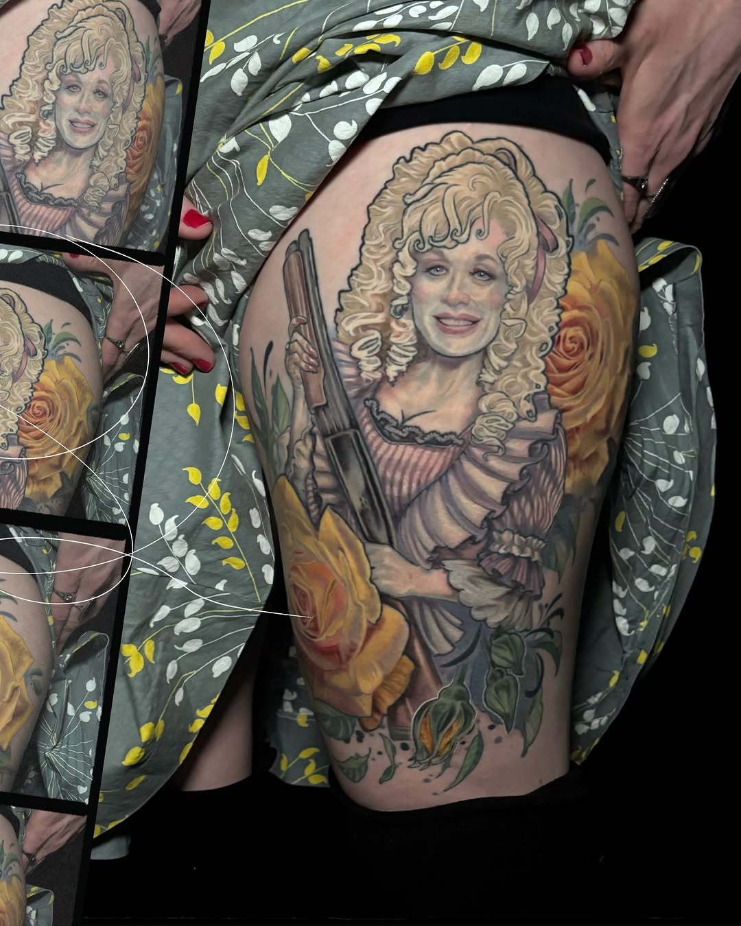 Tattoo by @megwaitattoos โ realism, black_and_grey