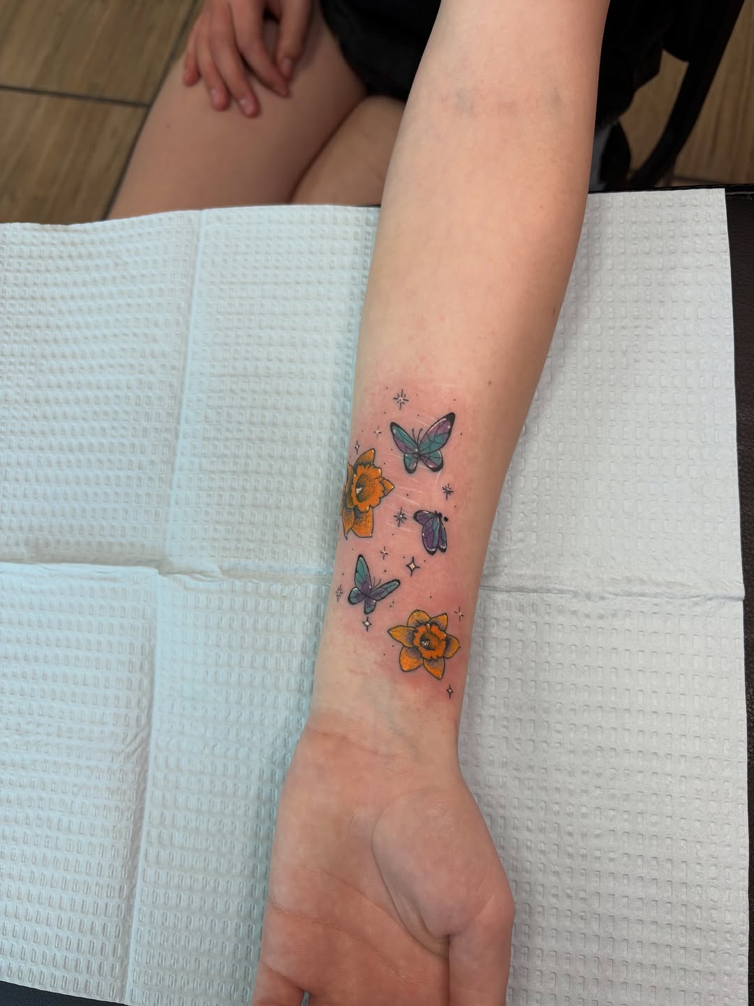 Tattoo by @blkndrose — fine_line, watercolor