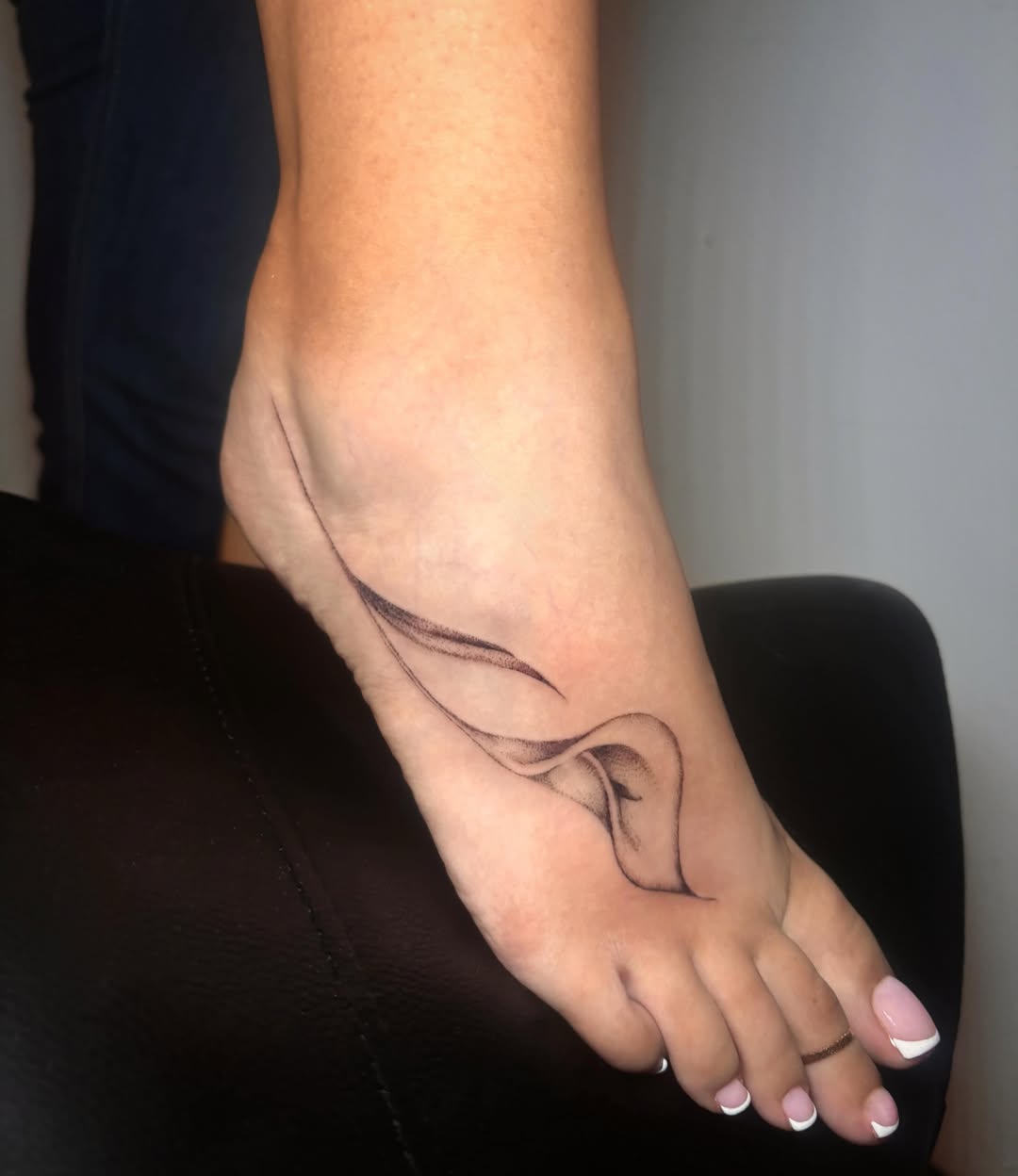 Tattoo by @liz.tattooz — fine_line, black_and_grey