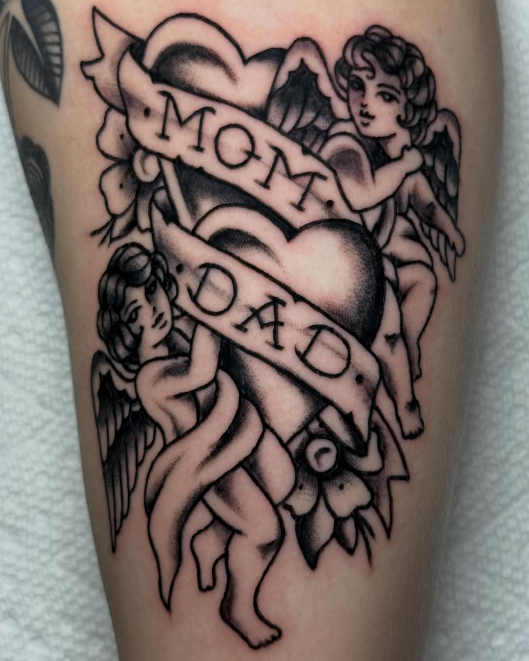 Tattoo by @tye_too — american_traditional, black_and_grey