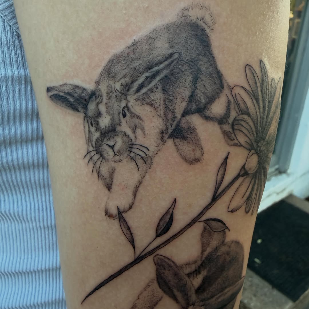 Tattoo by @jennas_inks — realism, black_and_grey