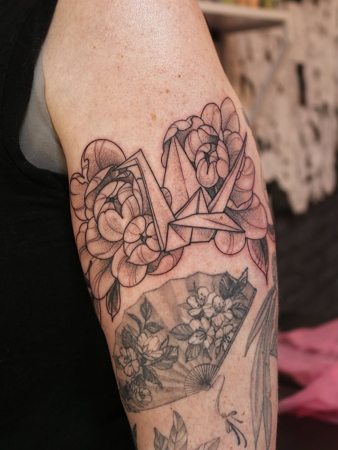 Tattoo by @summerbee_tattoo — japanese_irezumi, dotwork