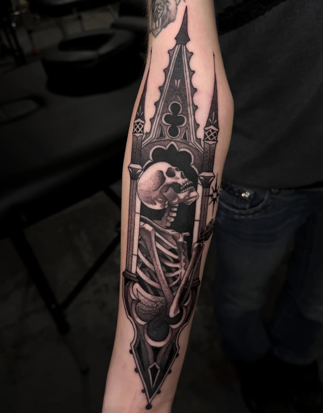 Tattoo by @hadescabreratattoos — blackwork, dark_realism