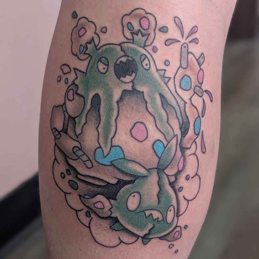 Tattoo by @qualiitygreen — illustrative, new_school