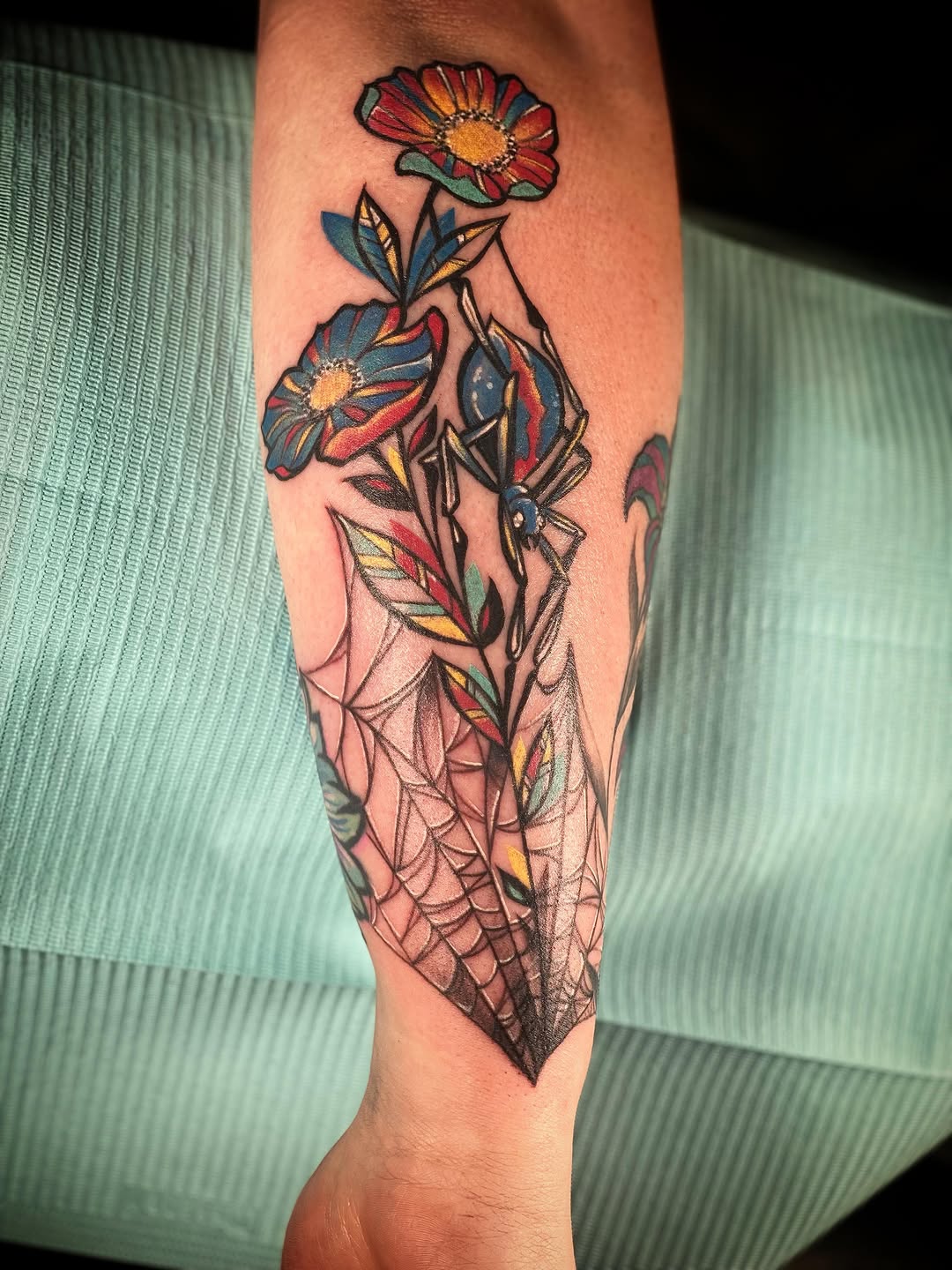 Tattoo by @chriskleeartist — new_school