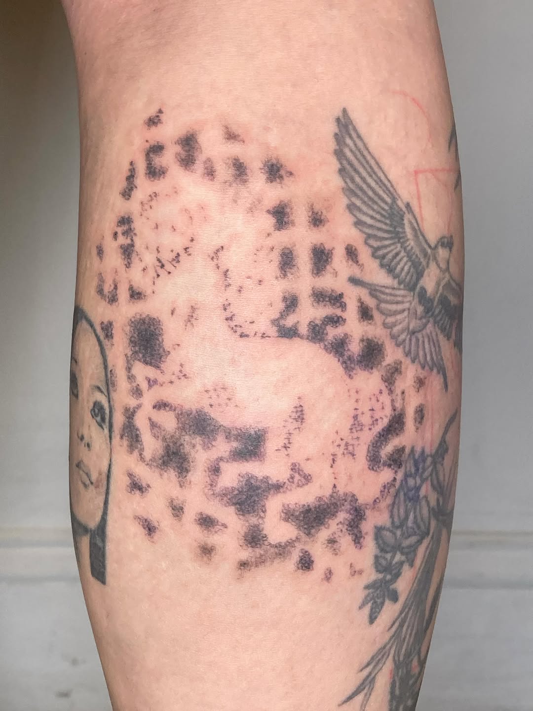 Tattoo by @lesser.burdock โ blackwork