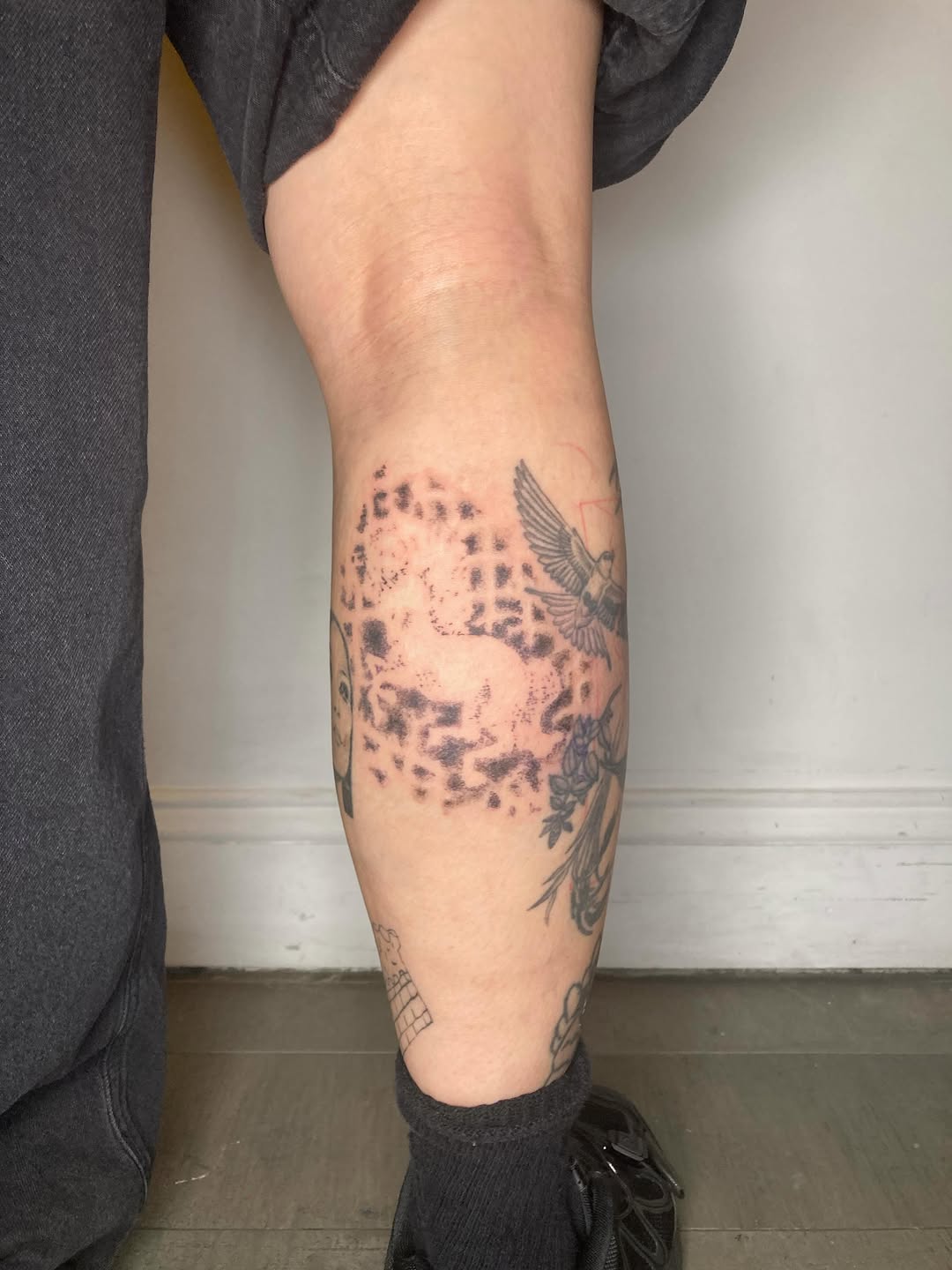 Tattoo by @lesser.burdock โ dotwork, black_and_grey