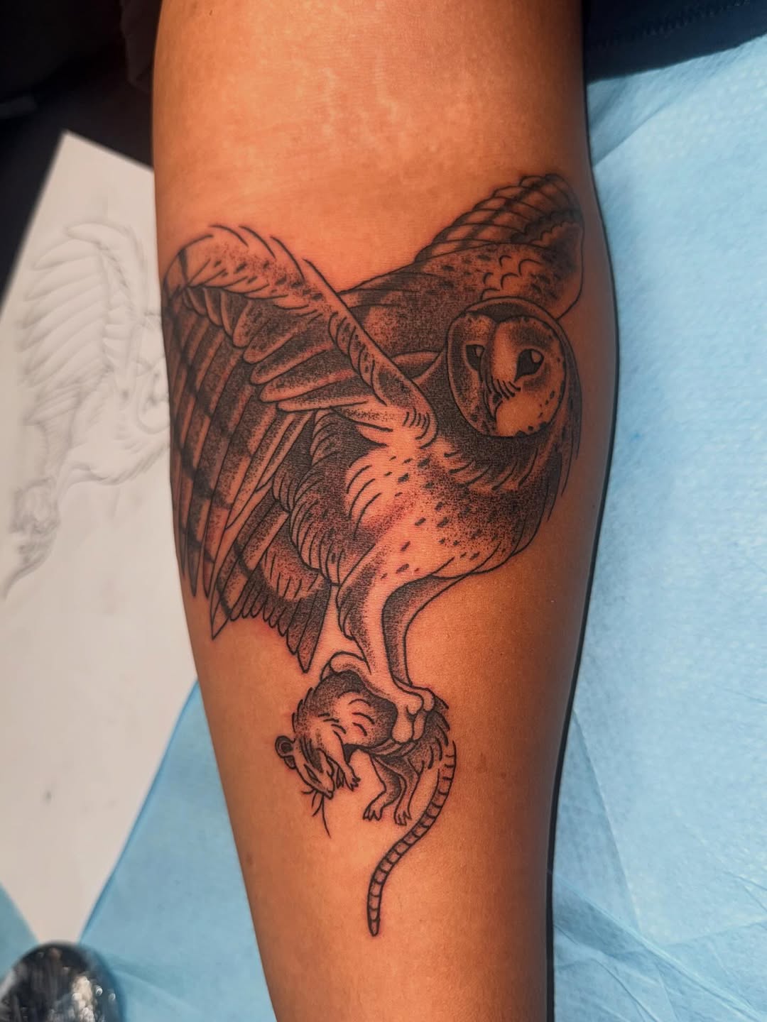 Tattoo by @laurito_tattoo — black_and_grey, illustrative