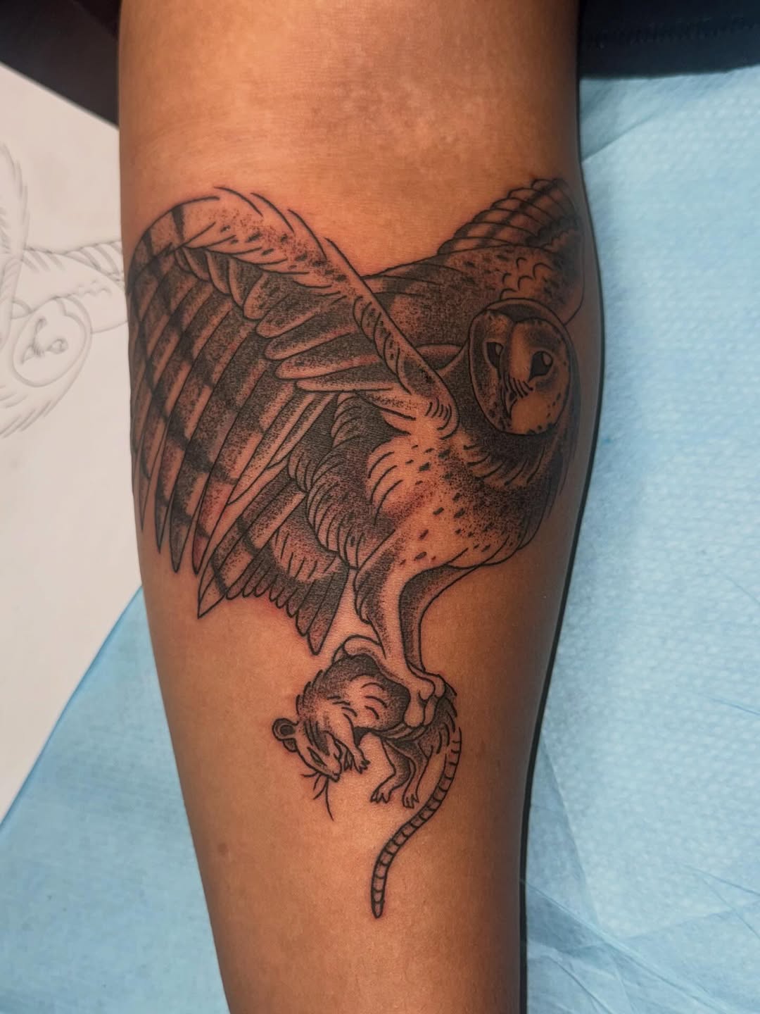 Tattoo by @laurito_tattoo — black_and_grey, illustrative