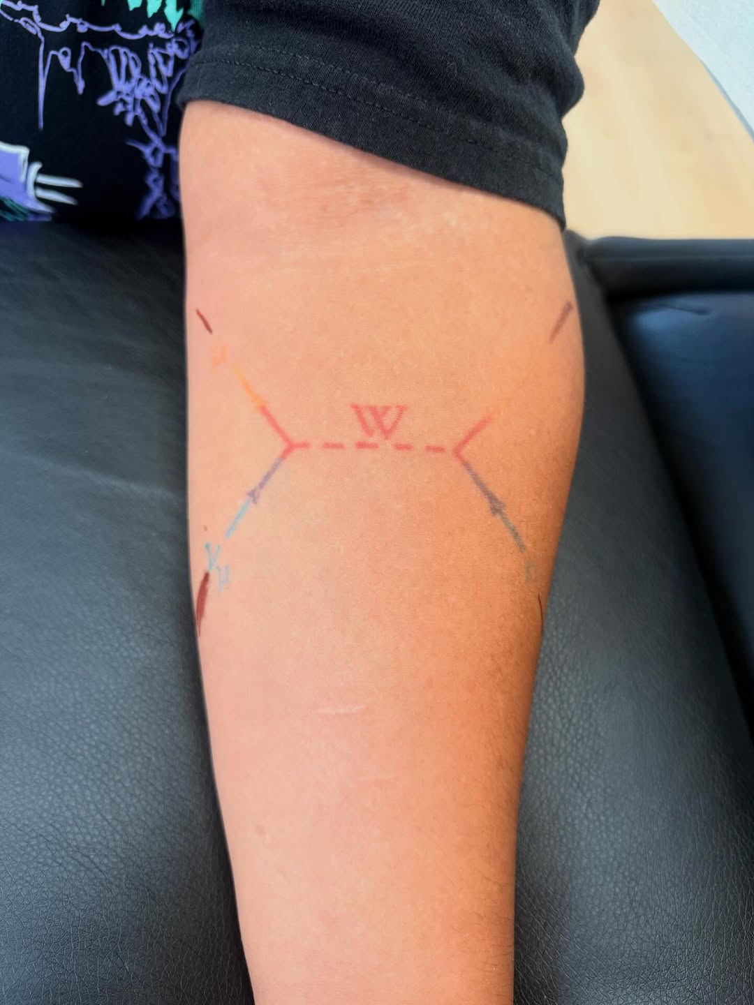 Tattoo by @laurito_tattoo — illustrative, geometric