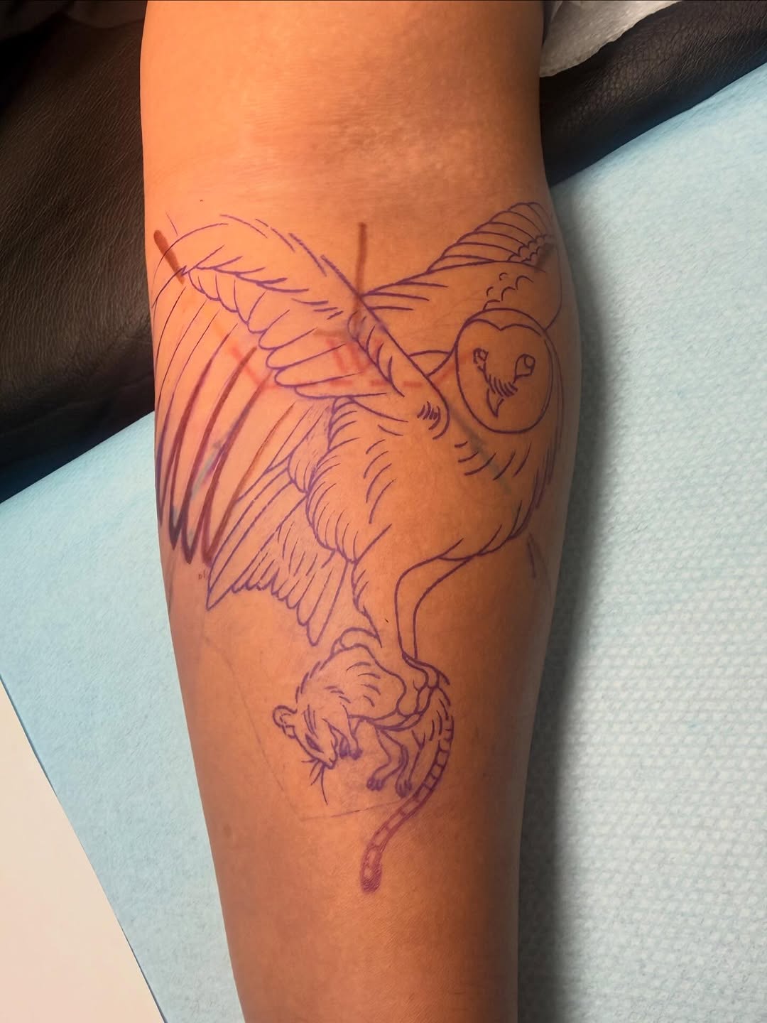 Tattoo by @laurito_tattoo — illustrative, black_and_grey