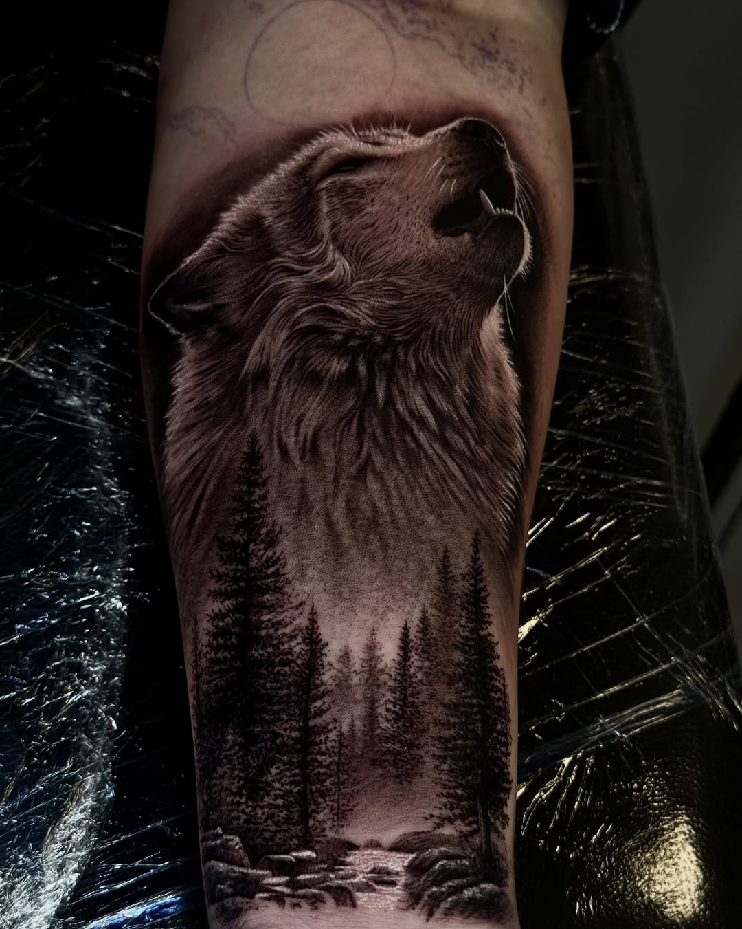 Tattoo by @dukeoftats β realism, black_and_grey