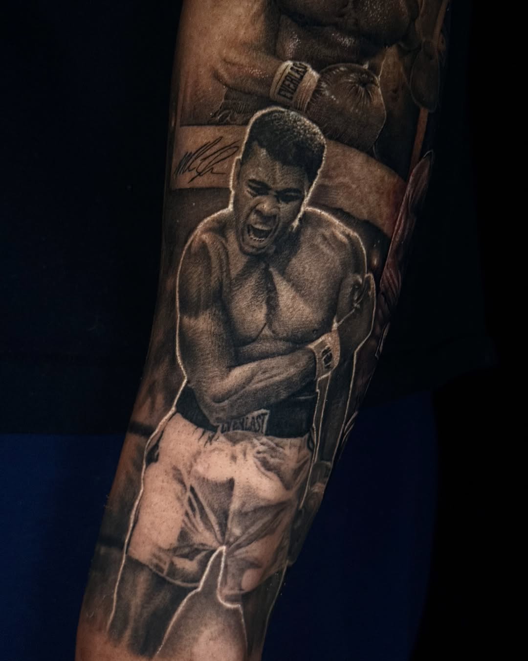 Tattoo by @dukeoftats β realism, black_and_grey