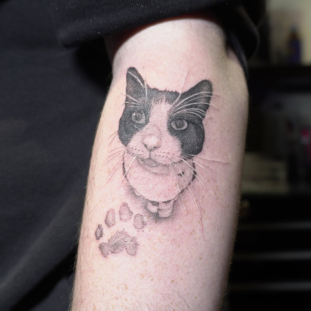 Tattoo by @adrian__tattoos — realism, black_and_grey
