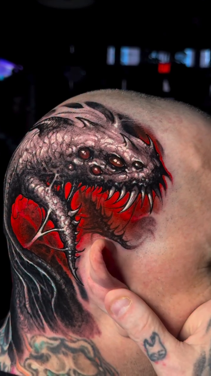 Tattoo by @brandon__herrera — realism, blackwork