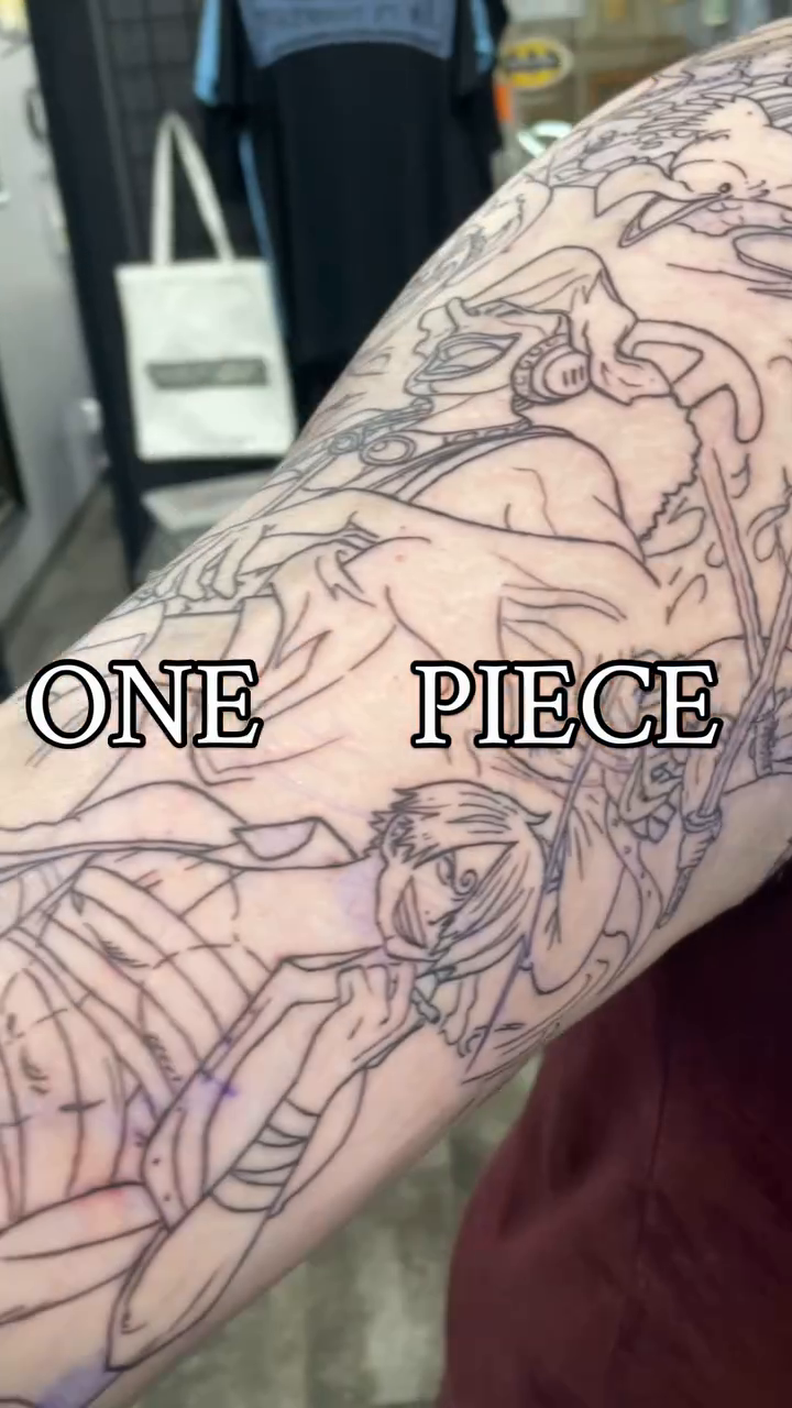 Tattoo by @artist_usual — anime