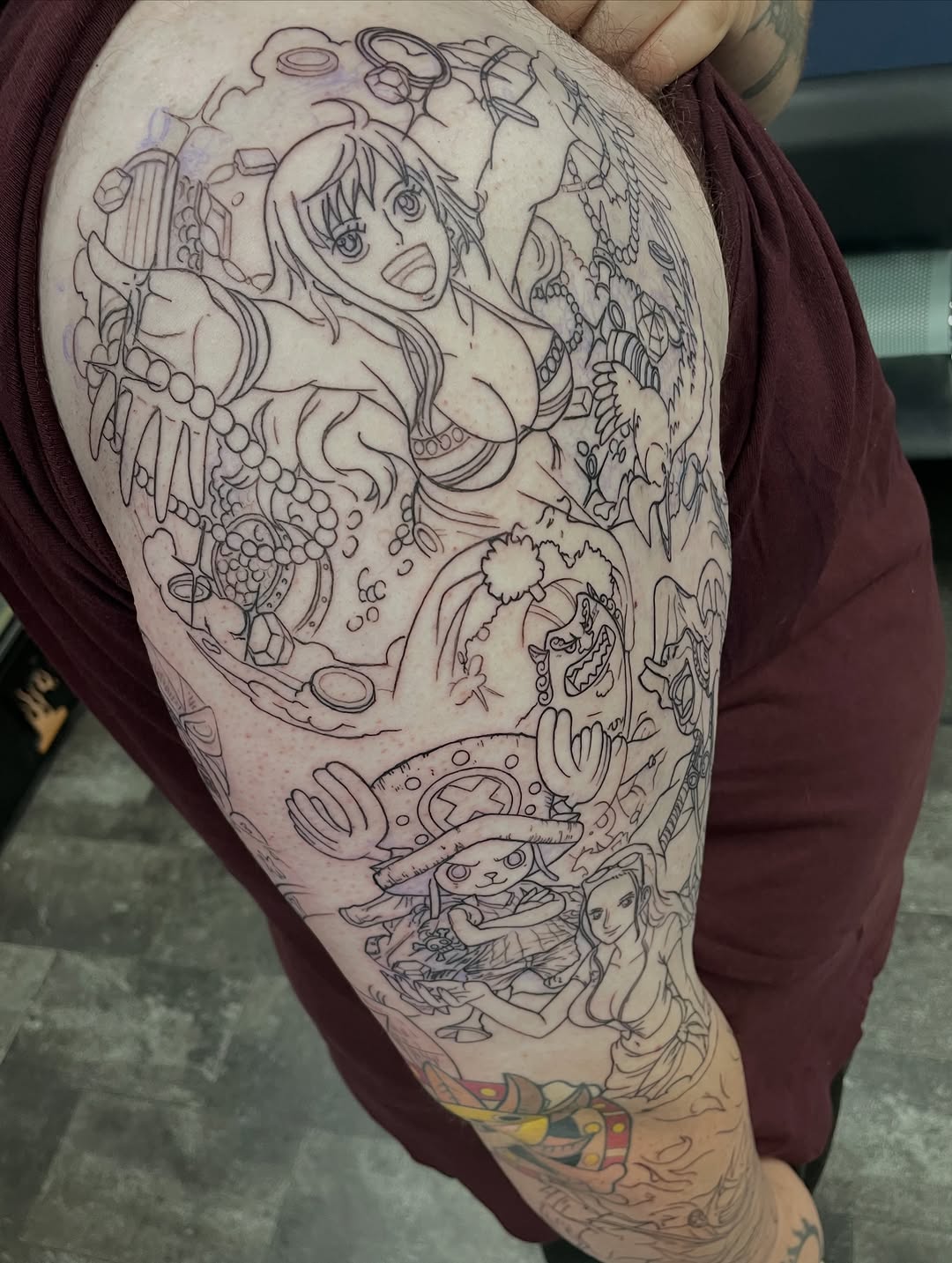 Tattoo by @artist_usual — anime