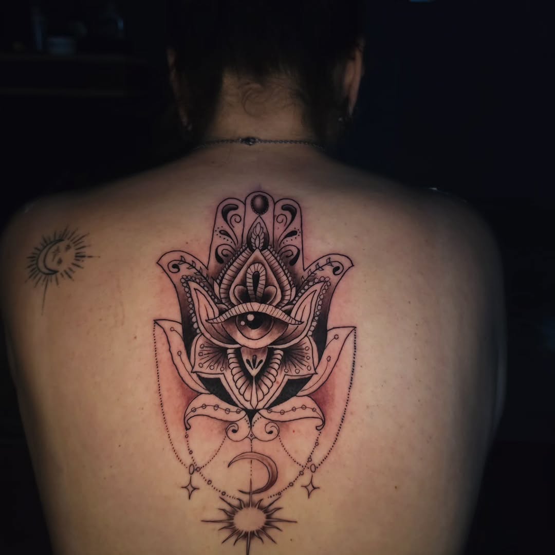 Tattoo by @giron21_tattoo — ornamental, black_and_grey