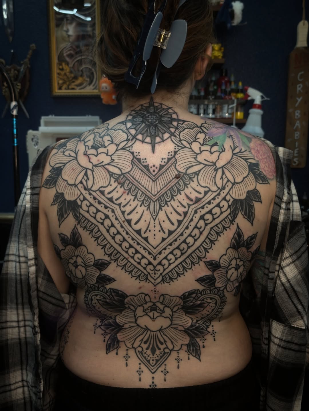 Tattoo by @reymarcable β blackwork, ornamental