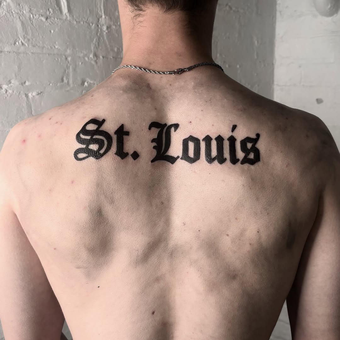 Tattoo by @mothboy_tattoo — lettering_script