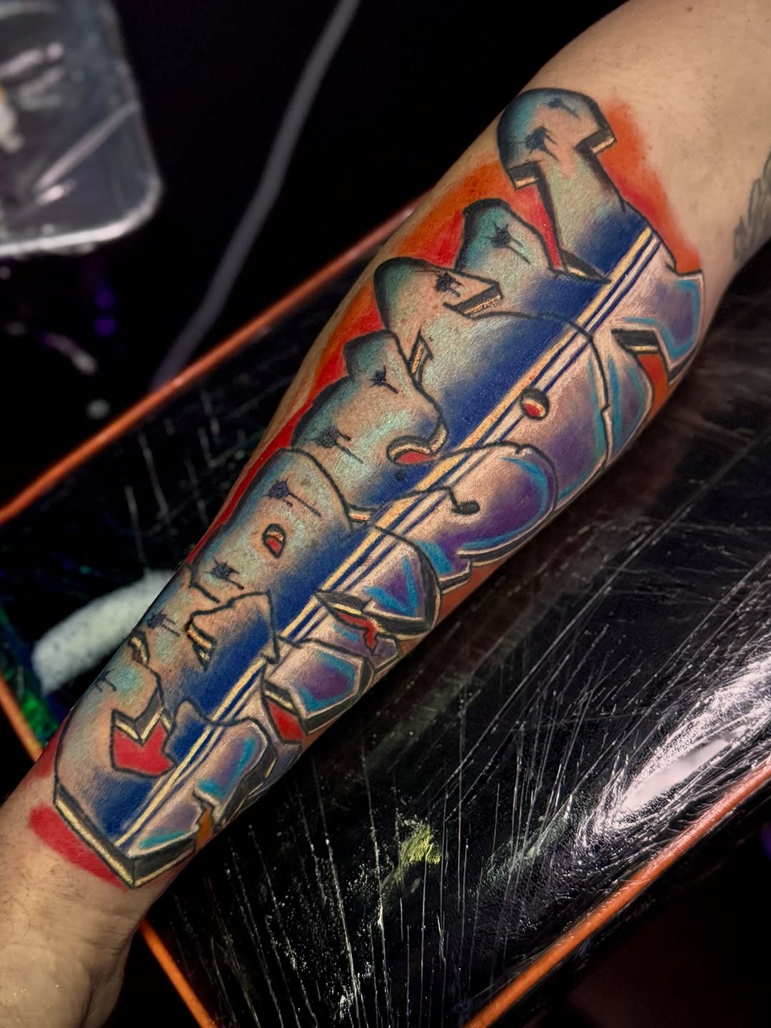 Tattoo by @stiffrakoonink โ new_school