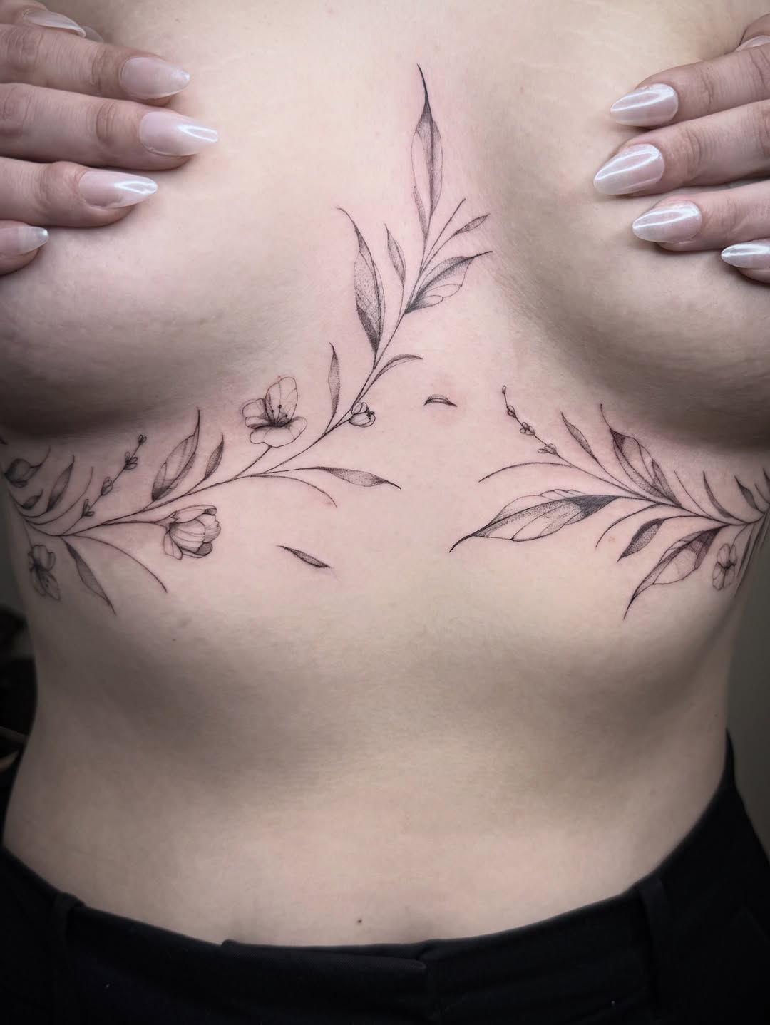 Tattoo by @ink.booo โ fine_line, black_and_grey