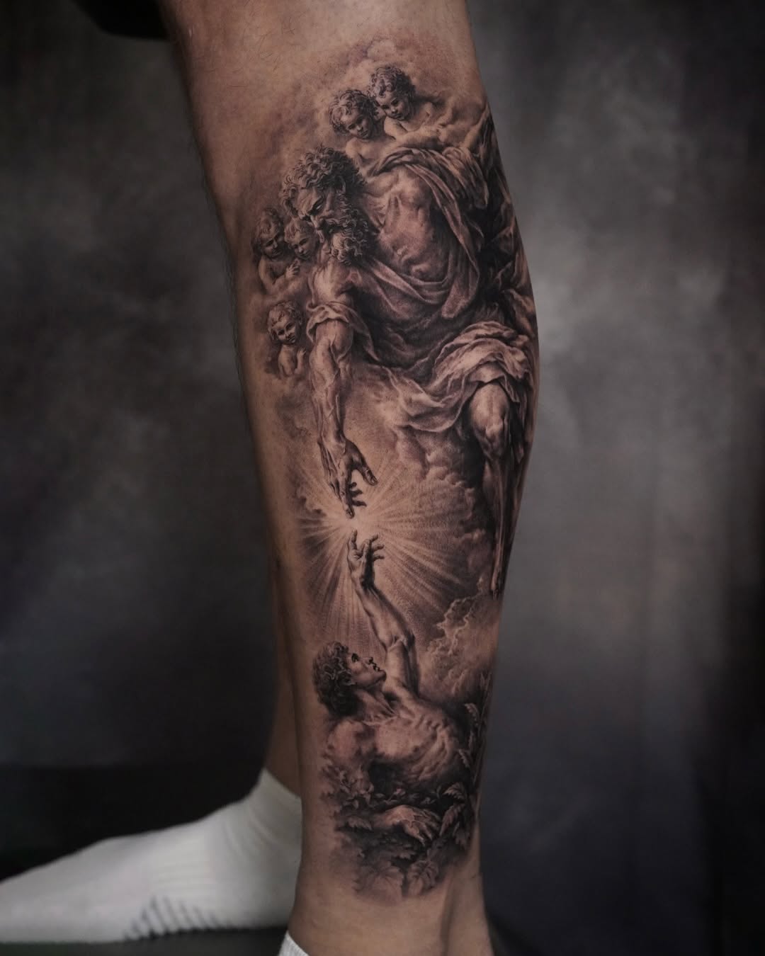 Tattoo by @sean_tattoos β realism, black_and_grey