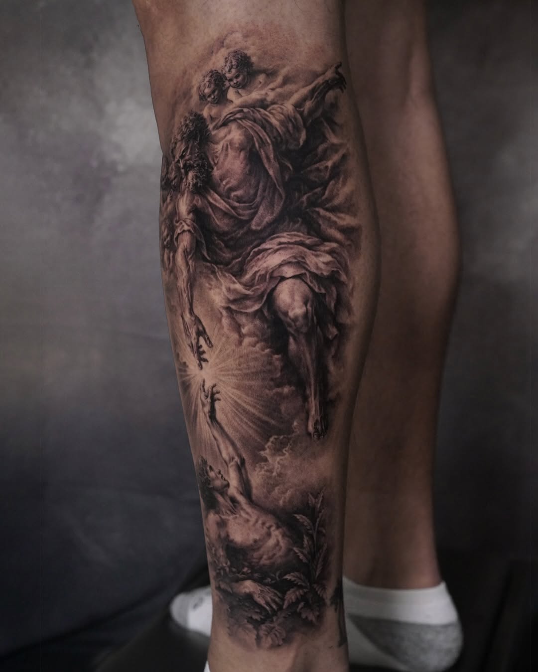 Tattoo by @sean_tattoos β realism, black_and_grey