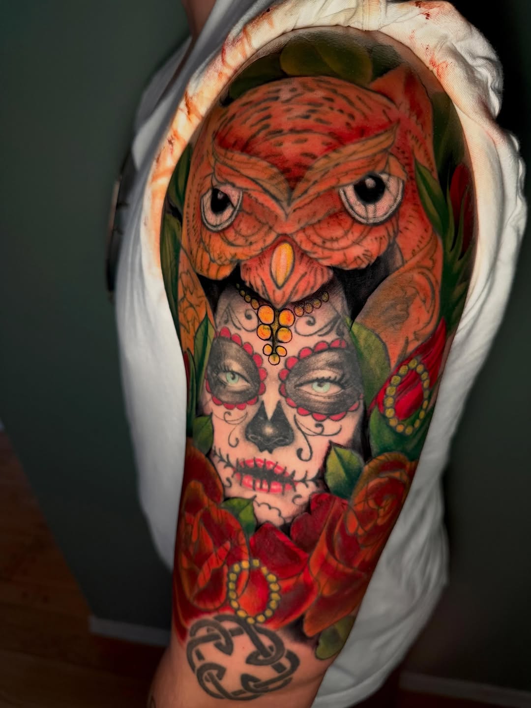 Tattoo by @trendellatattoos — realism, black_and_grey