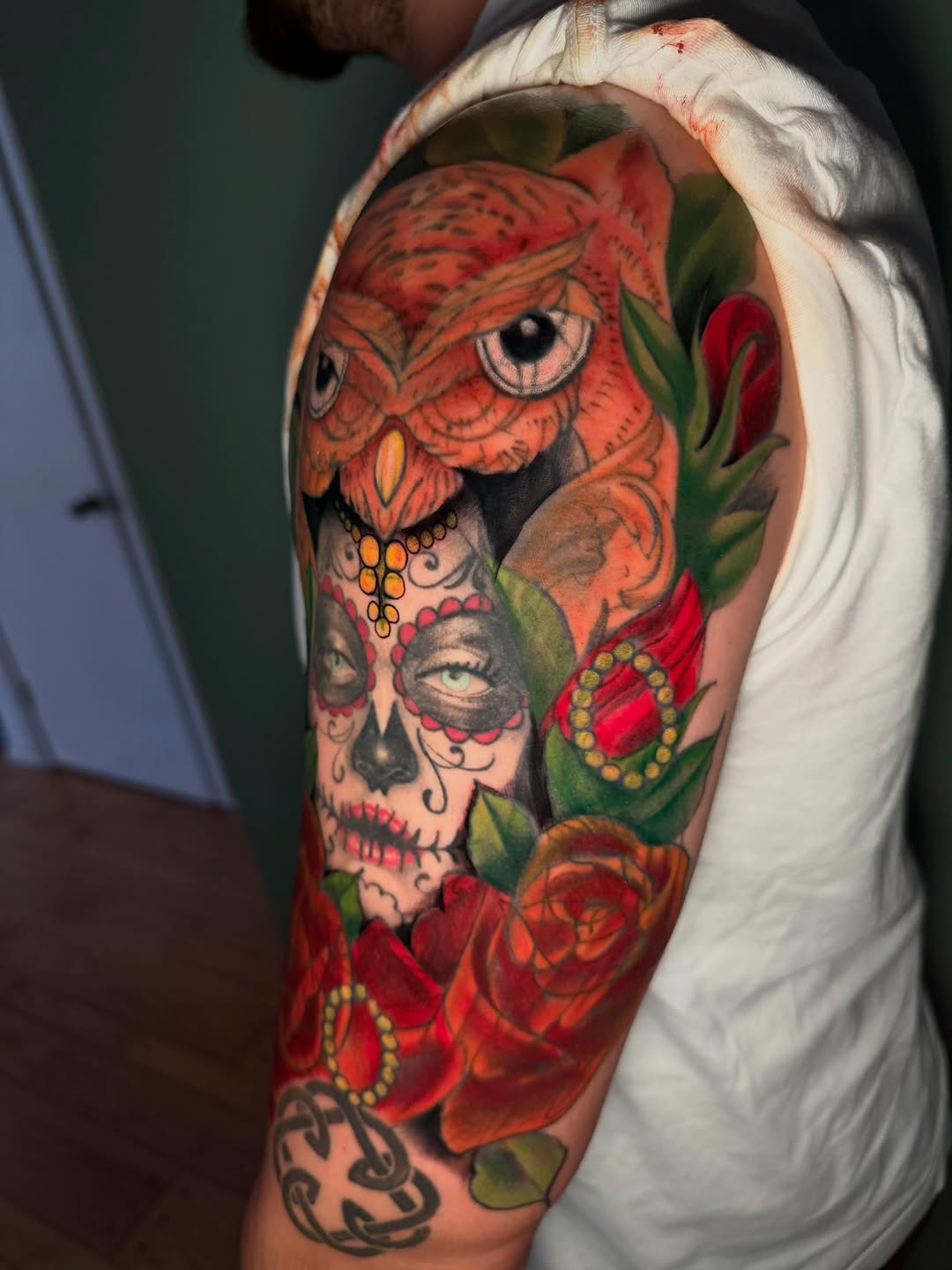 Tattoo by @trendellatattoos — realism, neo_traditional