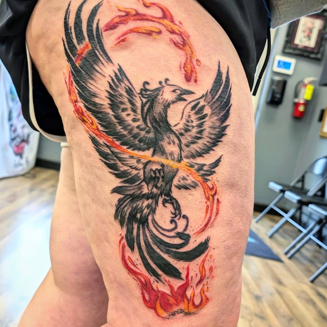 Tattoo by @casey_tuttle.art — black_and_grey, realism